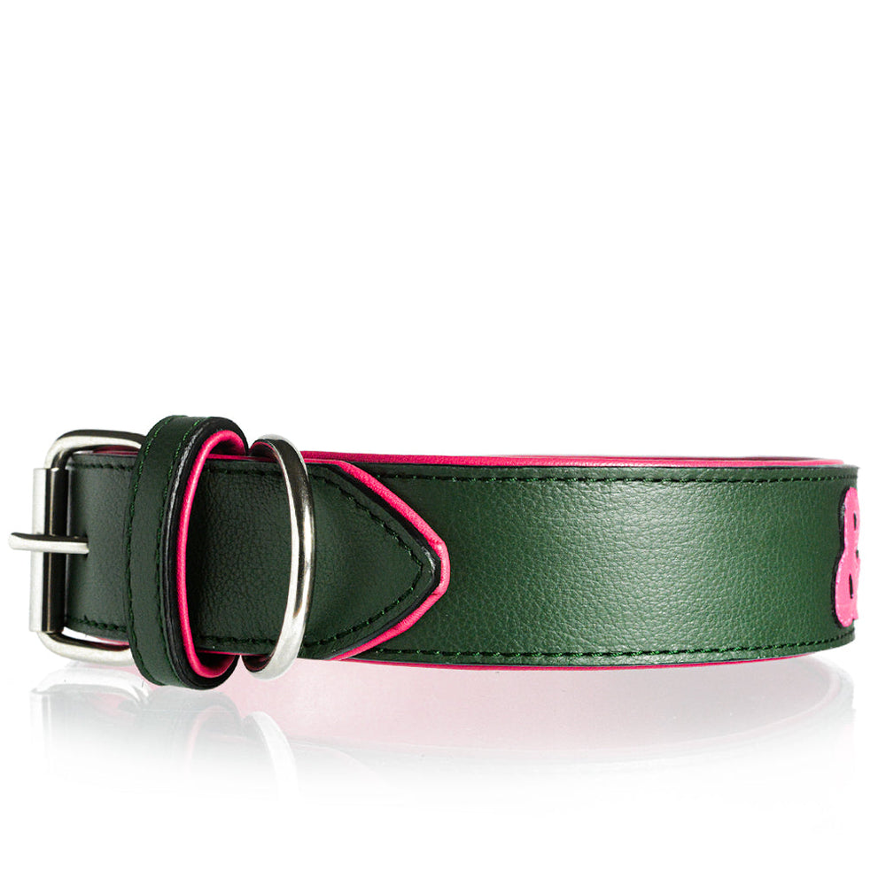 
                      
                        TONERL – Hundehalsband aus Leder in British-Racing-Green
                      
                    